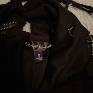 Midnight Doll Black Mini Dress